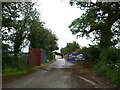 Entrance to industrial site, Dowlish Ford in TA19 0HL