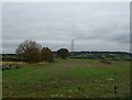 Stubble field and pylon, Bargate in DE56 1SP