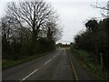 Brookside Road approaching the A608 in DE21 2TQ