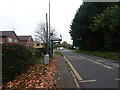 Bus stop and shelter on Morley Road in DE21 2LW