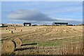 Harvested fields north of Newmachar... in AB21 0UD