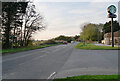 The A631 at Caenby Corner in LN2 3BU