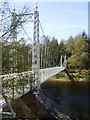 Suspension footbridge in AB35 5SE