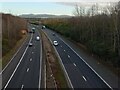 M8 motorway with Pentlands beyond in EH12 9BZ