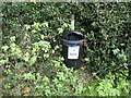 A dog poo bin at Burlton in SY4 5SZ