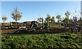 New play area, Alconbury Weald in Huntingdonshire District