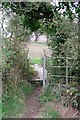 Footbridge and Redundant Kissing Gate in CO7 8SH