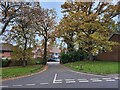 Looking from Evergreen Road into Heathercot in GU16 7NJ