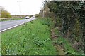 Footpath to Thorpe Malsor from the A14 in NN14 6LA