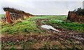 Gateway giving access to field on east side of farm track NE of Crosby in CA15 6TG