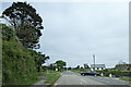 Eastbound on the A394 at Germoe Crossroads in TR20 9QZ