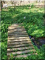 Boardwalk over a brooklet at Boghead in AB34 5LA