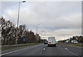 Approaching junction 17 on the M5, heading east in BS34 5TP
