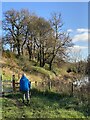 Approaching a stile alongside Wrinstone Brook in Michaelston-le-Pit and Leckwith Community