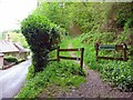 Path from Llawhaden village to the parish church in SA67 8HL