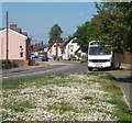 Ipswich Road, Claydon, looking north in IP6 0AE