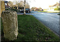 Old Milestone by Turner Square, Morpeth in NE61 2TX