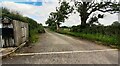 Entrance road (and footpath) to Sudells Farm from Northcote Road in BB6 8BD