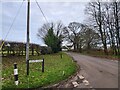 Looking from Spats Lane into Frensham Lane in GU35 8SY