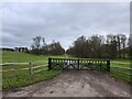 Gates to Tottenham House in SN8 3AZ