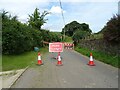 Road closure on The Cliff, Ugglebarnby in YO22 5BZ