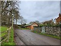 Approaching Manor Farm from Huish Churchyard  in SN8 4JW
