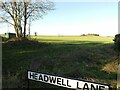 Looking north-west from Headwell Lane, Barkston Ash in LS24 9PU