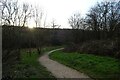 Footpath south of Heather Way in HG3 2WW