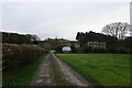 Bridleway approaching Cayton Grange in HG3 3LY