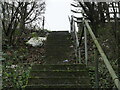 Steps up to the road in RG18 9QZ
