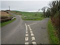 Road junction at Curchie Bridge in DG9 9QR