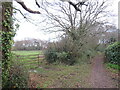 Public footpath near Organford in BH16 6LD