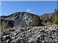 Looking towards the bank between Maenofferen quarry and Llechwedd Slate Mine in LL41 3EF