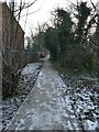 Footpath off Whitwood Lane in WF10 5PT