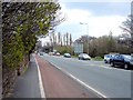 Great Boughton - the A41 (Whitchurch Road) in CH3 6AH