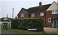 Semi-detached houses on Vicarage Lane, Steeple Claydon in MK18 2RT