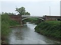 River Teme downstream of  Old Powick Bridge in WR2 4DD