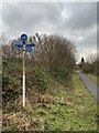 Pathways sign near Argoed in NP12 0QP