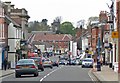 View down Market Street in Ashby de la Zouch in LE65 2LR