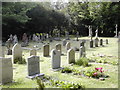 The other part of the graveyard in BH23 7EA