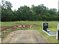 End of a path, Edgwarebury Jewish Cemetery in HA8 8XN