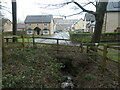 Culverted stream, Barnsley Way, Shotley Bridge in DH8 0BL