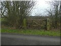 Old gate on Glasson cycletrack in LA2 0AE