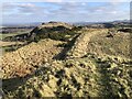 View towards Dalmahoy Hill from Kaimes Hill in EH27 8EF