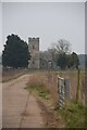 Track to Haveringland Church in NR10 4PW