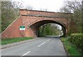 Railway Bridge across Bath Lane in DE12 6BA
