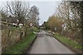 Lane entering Hanging Langford in SP3 4PA