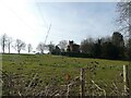 Church viewed from the footpath near Longford in TF10 8JY