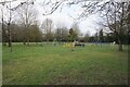 Playground in Bishop's Park in CM23 4LL