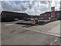 Travelodge, food outlet and petrol station in MK43 0TP
